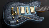 DELLATERA ATW ENGRAVED PAISLEY - GUNHILL BLUE BURST