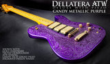 DELLATERA ATW DELUXE WITH PIEZO - ENGRAVED CANDY METALLIC PURPLE